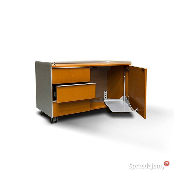 Mobilny Sideboard BENE Premium Miodowy dąb Kraków sprzedam