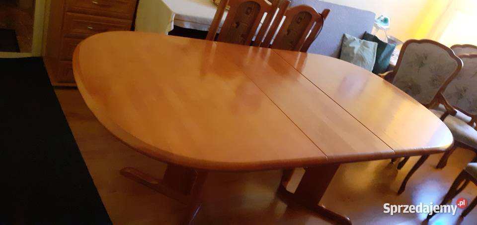 Stół z krzesłami w stylu Ludwikowskim Stoły z krzesłami Chełmno sprzedam