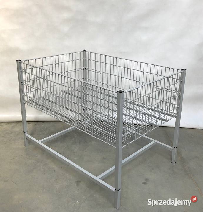 STÓŁ KOSZ PROMOCYJNY wysypowy ekspozycyjny szary mazowieckie Ostrołęka