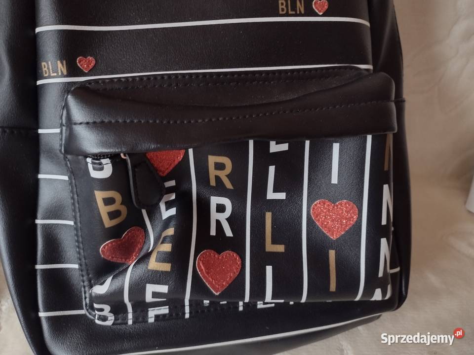 Skórzany bogato zdobiony plecak z Londynu Top małopolskie Kraków sprzedam