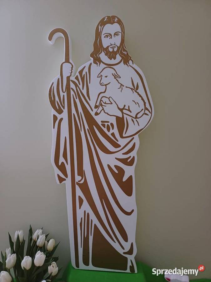 Postać Pana Jezusa pasterza dekoracja Pierwsza Pozostałe Dobrzyca