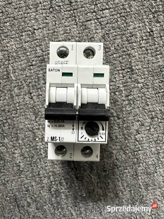 Wyłącznik silnikowy 2biegunowy ZMS102 Eaton Łódź sprzedam