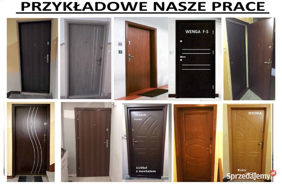 Drzwi wewnątrzklatkowe zewnętrzne wejściowe śląskie
