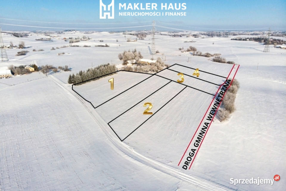 Działki z warunkami zabudowy Żubryn Szypliszki