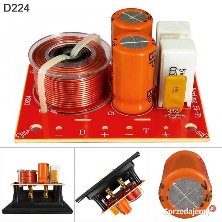 2 sztuk 2 Way 80W Diy głośnik filtr obwodu Kętrzyn sprzedam