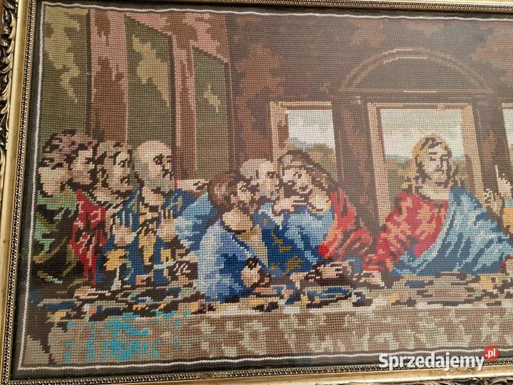 OBRAZY RĘCZNIE HAFTOWANE OSTATNIA WIECZERZA