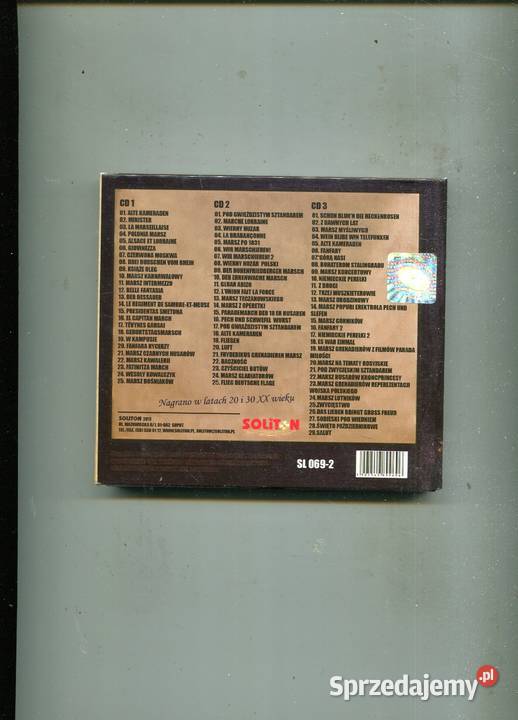 Stare Europejskie Marsze Wojskowe 3 Płyty CD Szczecin