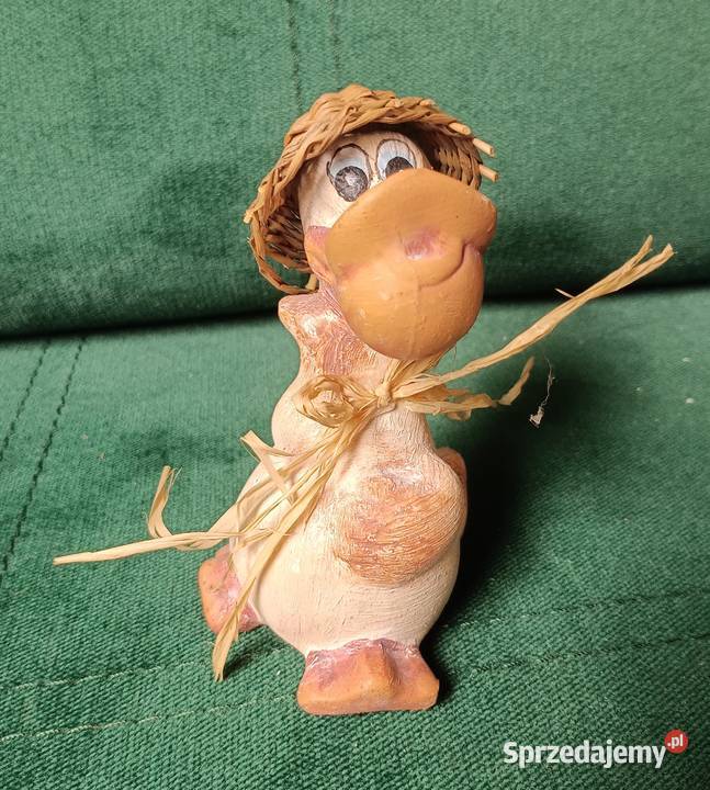 Stara figurka kaczki kamionka Zbylitowska Góra