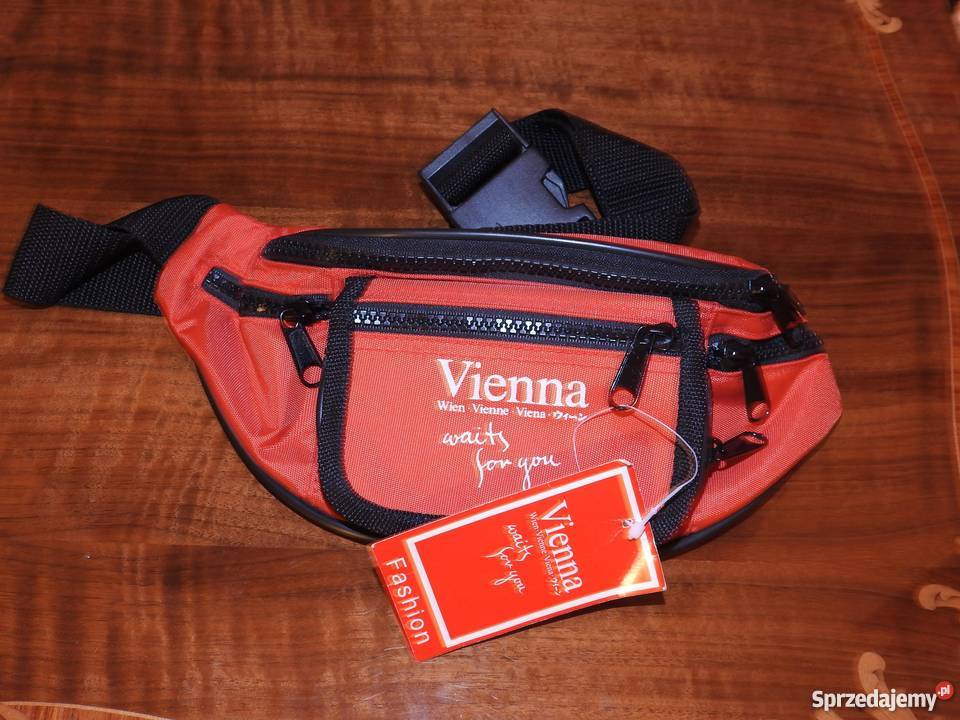 Pas biodrowy czerwony Vienna Nerka Torebka Pozostałe Przemyśl