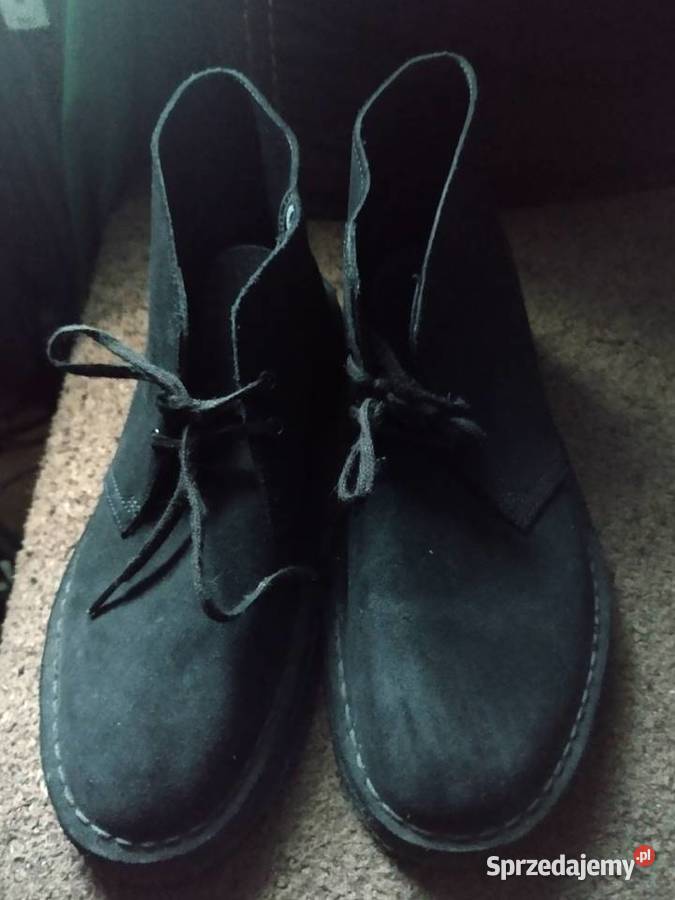 BUTY CLARKS UNISEX ZAMSZ KOSTKĘ skóra Obuwie