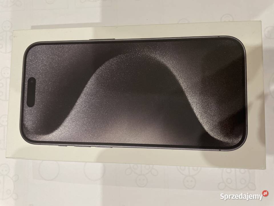 Iphone 15 Pro Black Titanium 256 GB Okazja Kraków sprzedam