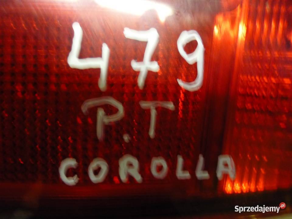 TOYOTA COROLLA E12 FL HB LAMPA TYŁ PRAWA Światła stop wielkopolskie
