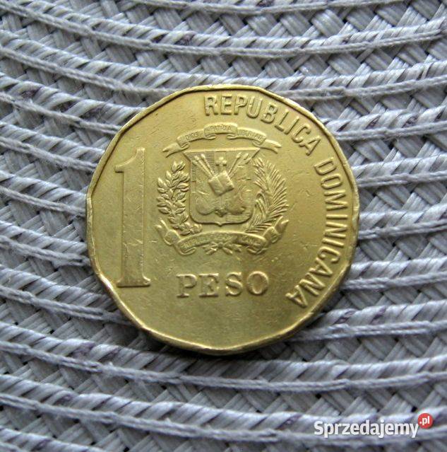 Dominikana 1 Peso 1992r Numizmatyka Kalisz
