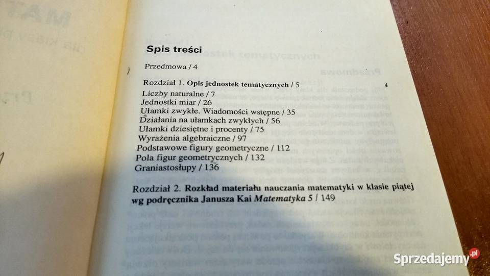 Matematyka 5 klasy piątej Przewodnik metodyczny Gdańsk
