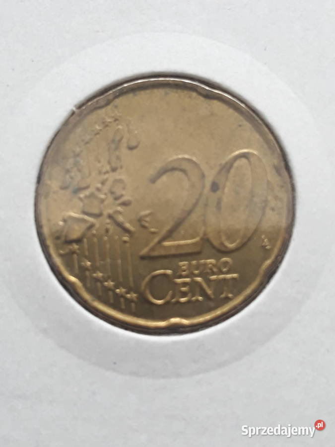 20 Eurocentów Belgia 2004 r Numizmatyka