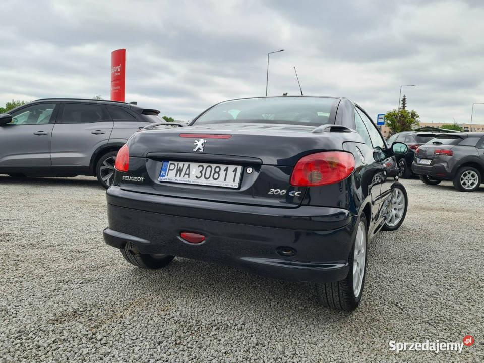 Peugeot 206 CC Klimatronik Skóra Grzane Fotele czujnik zmierzchu