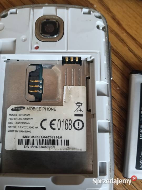 Telefon Samsung S5570 orange śląskie Bieruń
