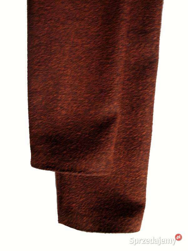 Eleganckie spodnie damskie 38 M biodra 96 brązowy/beżowy Odzież damska Siedlce