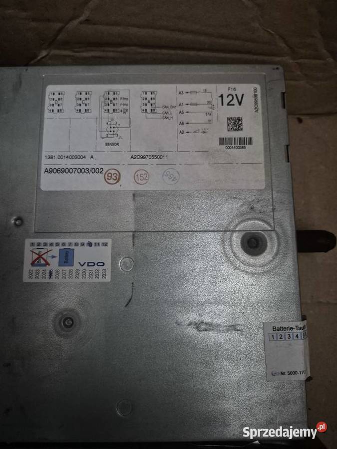 Tachografy VDO 2230 Obłotne