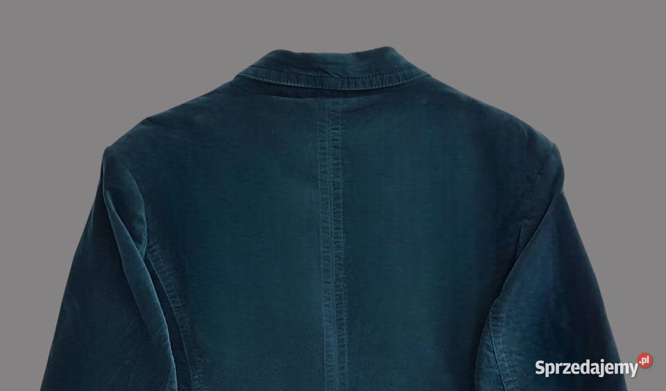 Damska aksamitna bawełniana morska marynarka z Moda i Styl