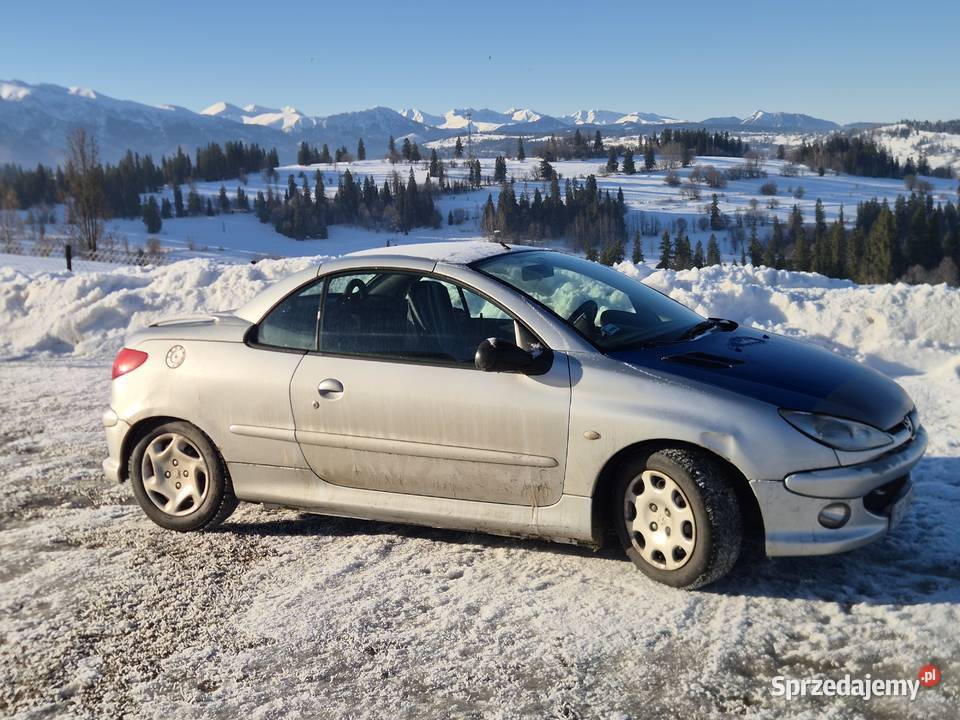Peugeot 206 CC nieuszkodzony Biały Dunajec