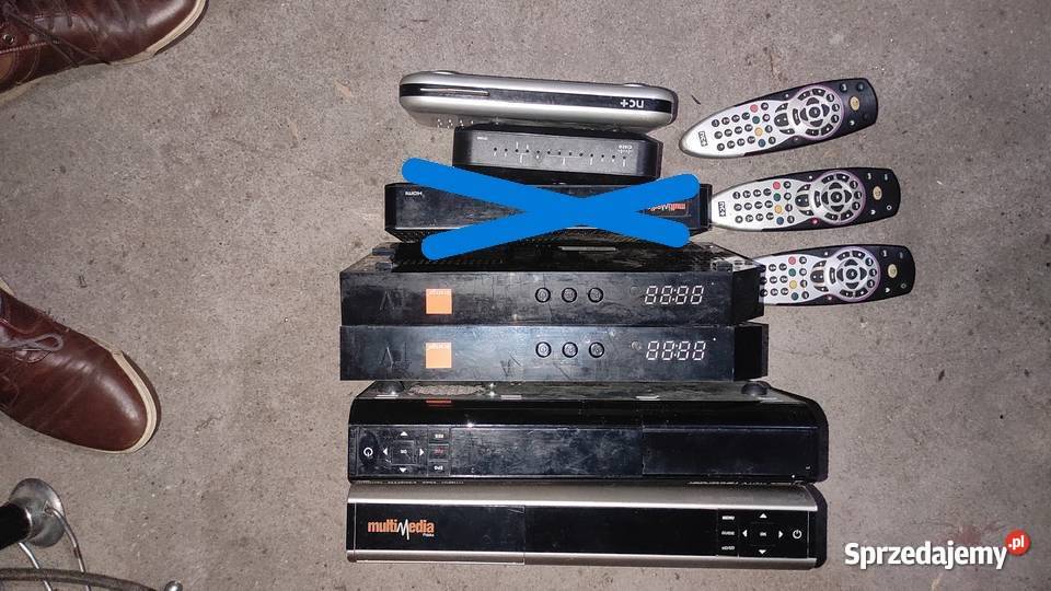 Sprzedam na części dekodery tvsat routery Wrocław