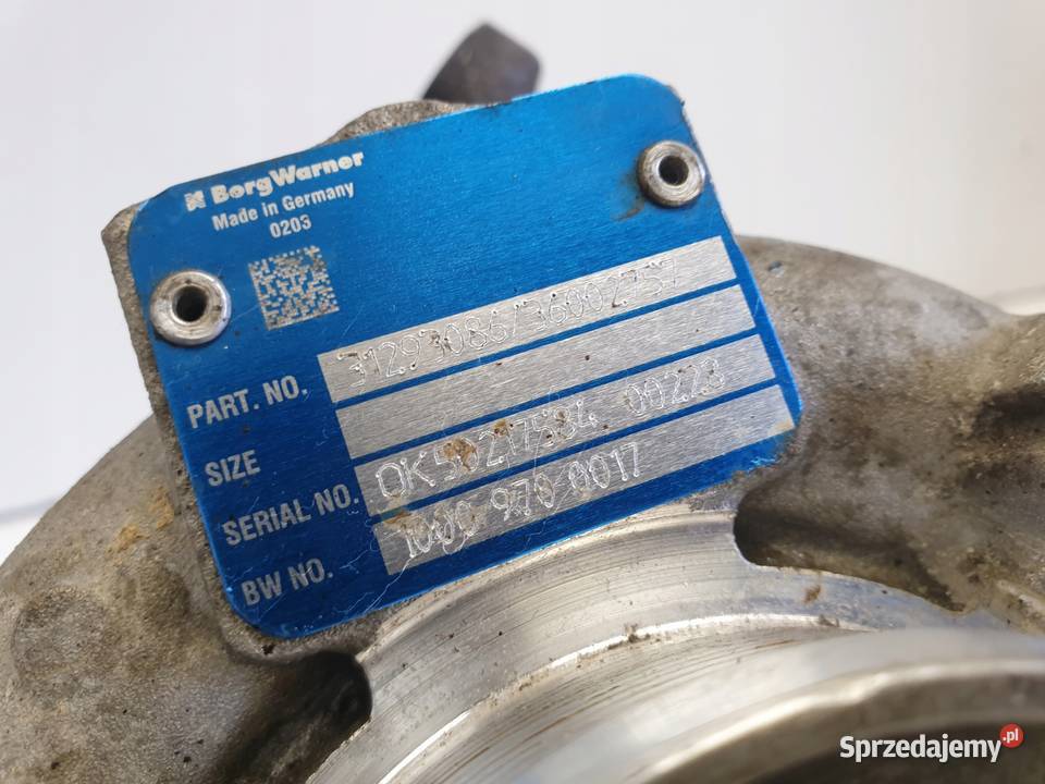 TURBOSPRĘŻARKA Volvo S60 II 24 D5 turbo 36002640 Turbosprężarki Chełm