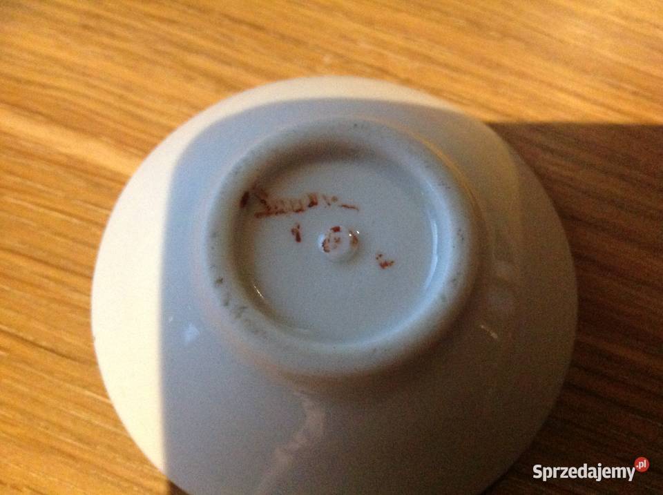 Mały Malutki Talerzyk Porcelanowy STARY