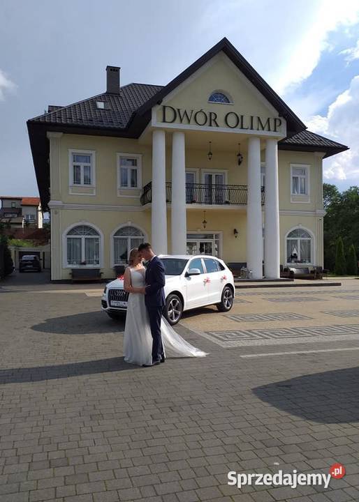 auto samochod do slubu wesela biale audiq5 Sandomierz