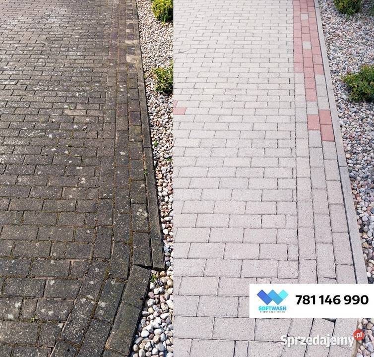 Miękkie Mycie Elewacji WAHOsoftwash Mycie Kostki Ostrowiec Świętokrzyski