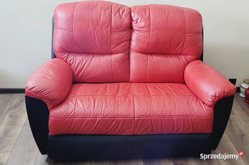 Sofa dwuosobowa skórzana nie rokładana sprzedam