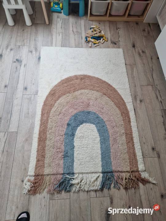 Dywan dziecięcy Rainbow 100 wełna ręcznie Ostrowiec Świętokrzyski
