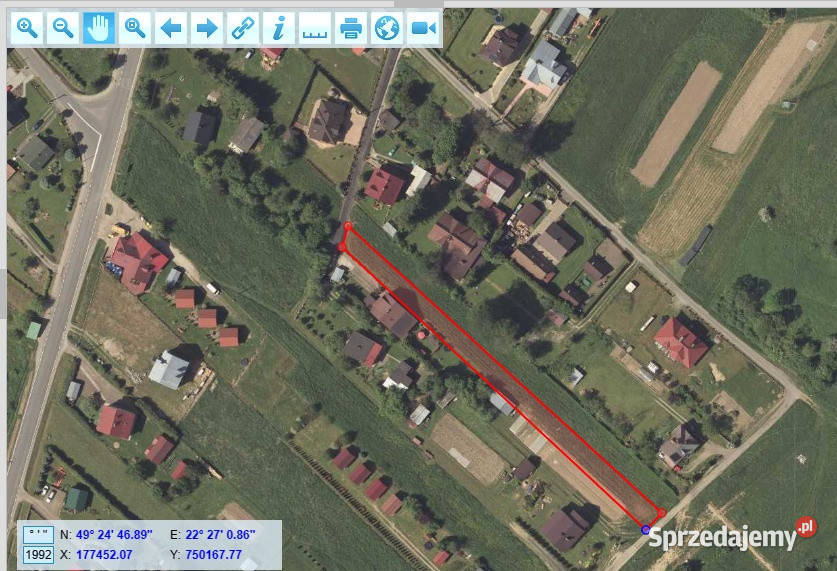 Działka Bieszczady Bóbrka k SOLINA