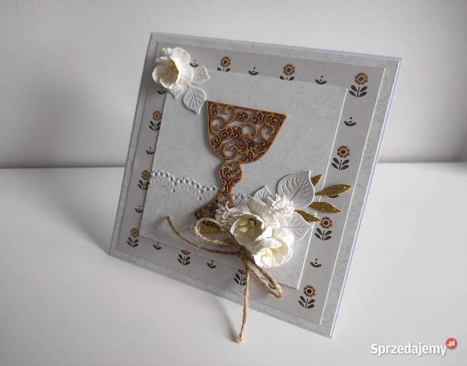 Kartka na Pamiątkę Pierwszej Komunii Świętej w