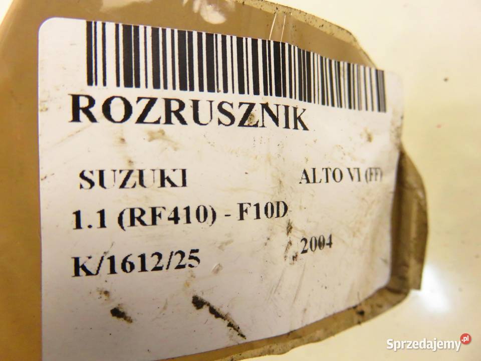 ROZRUSZNIK SUZUKI ALTO VI FF 11 3110079F00 osobowe