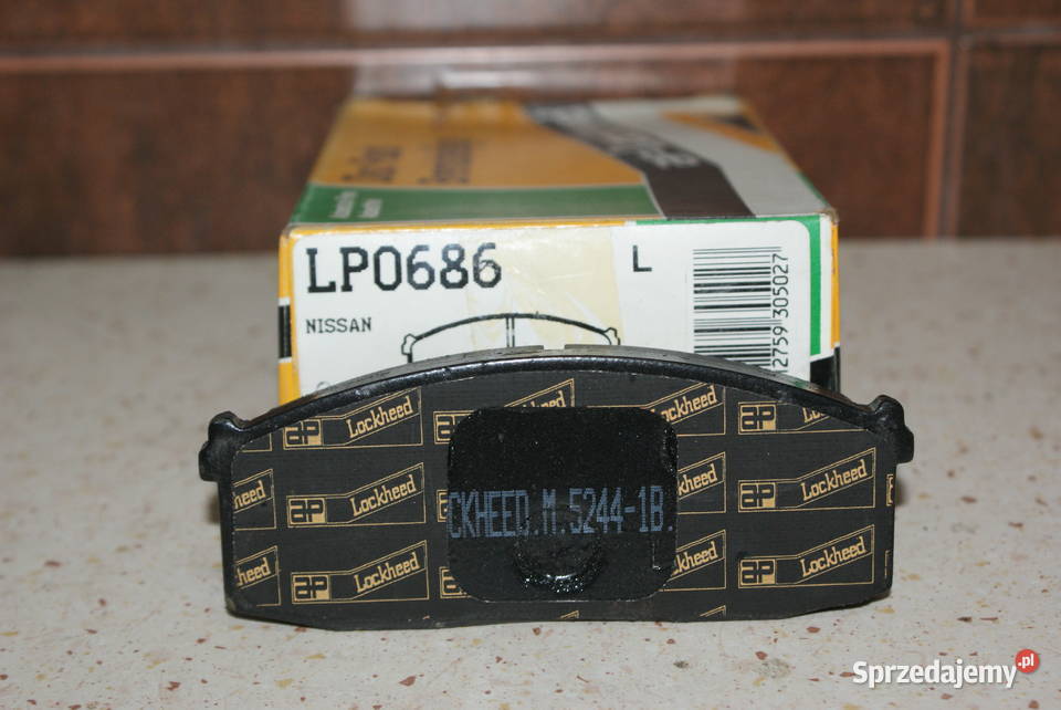 Klocek hamulcowy kpl przódtył NISSAN BLUEBIRD mazowieckie Białobrzegi sprzedam