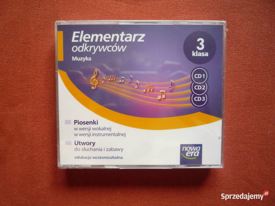 Muzyka Klasa 3 Podręcznik 3 Płyty CD Nowa Era muzyka Podręczniki Szczecin