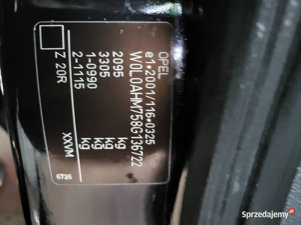 Opel Zafira 2008 18 195 140KM Żory