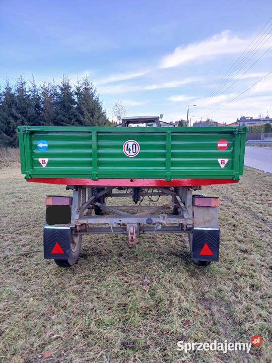 Przyczepa wywrotka d47 zarejstrowana Rzgów