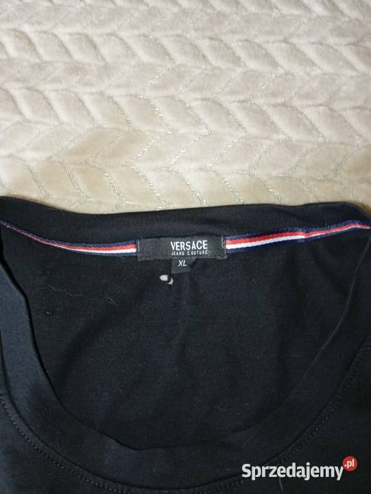 Czarny tshirt Versace jeans couture meduza Gorzów Wielkopolski sprzedam