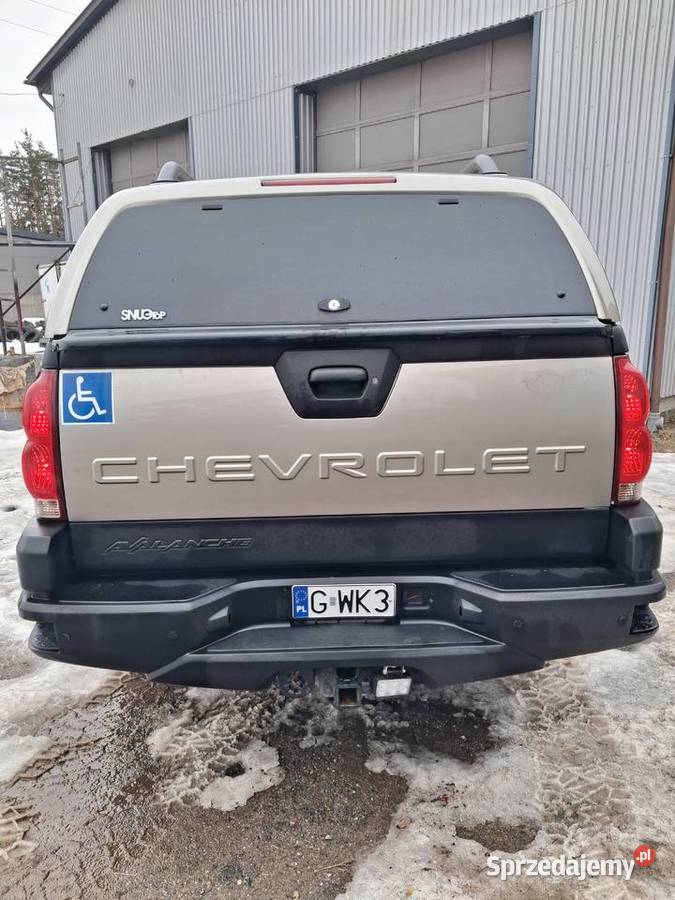 Chevrolet avalanche Z71 pickup 2003r 190 53 v8 gniazdo USB Sierakowice