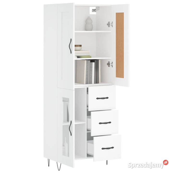 Witrynka biała 695x34x180 materiał mazowieckie Warszawa
