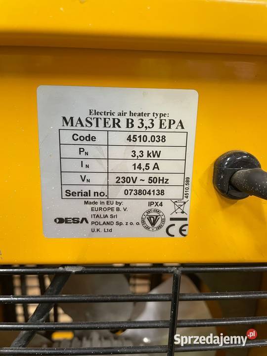 Nagrzewnica 33 kW Lublin