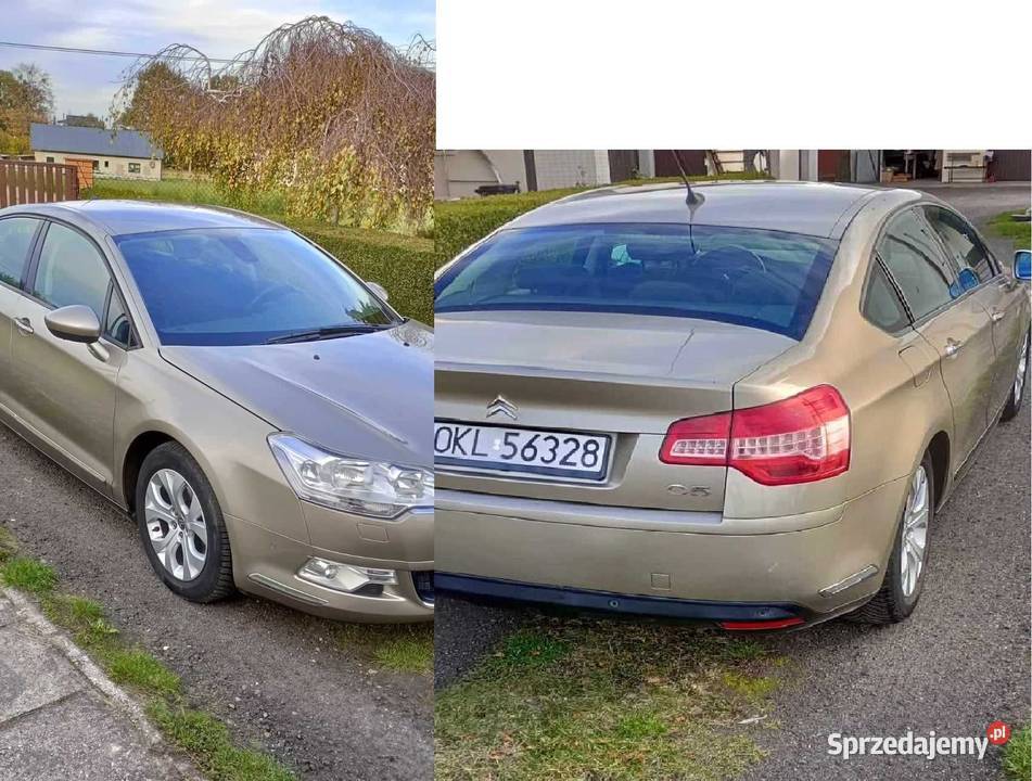 Citron C5 2009 rejest Faktury 2009 Holandia centralny zamek Kluczbork
