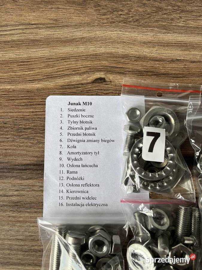 NOWY KOMPLET ŚRUB ŚRUBY NIERDZEWNE JUNAK M10 Bielsko-Biała