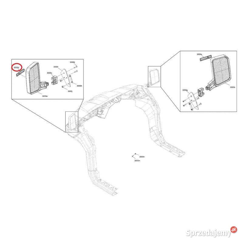 Tabliczka logo lusterka CanAm MAVERICK TRAXTER Nowy Sącz