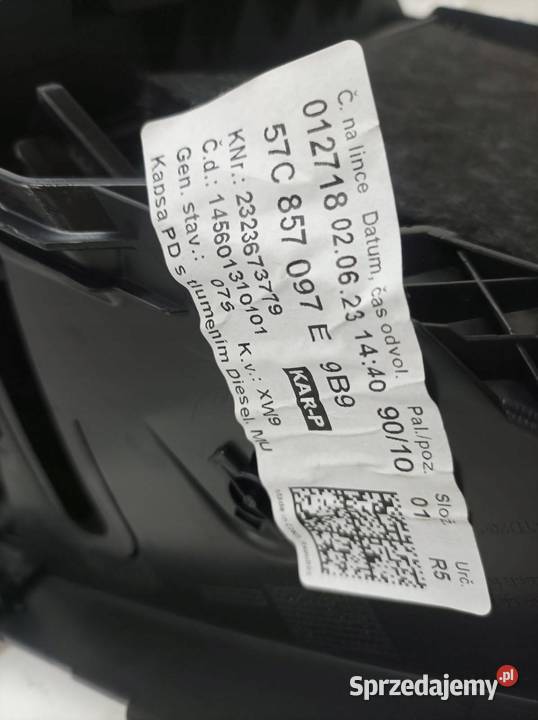 SCHOWEK LEWY PASAŻERA UK 57C857097E Skoda Karoq osobowe
