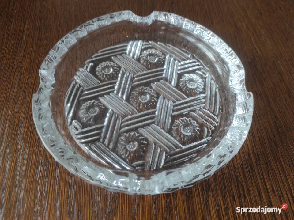 Popielniczka kryształowa stare szkło PRL Porcelana i szkło Białystok