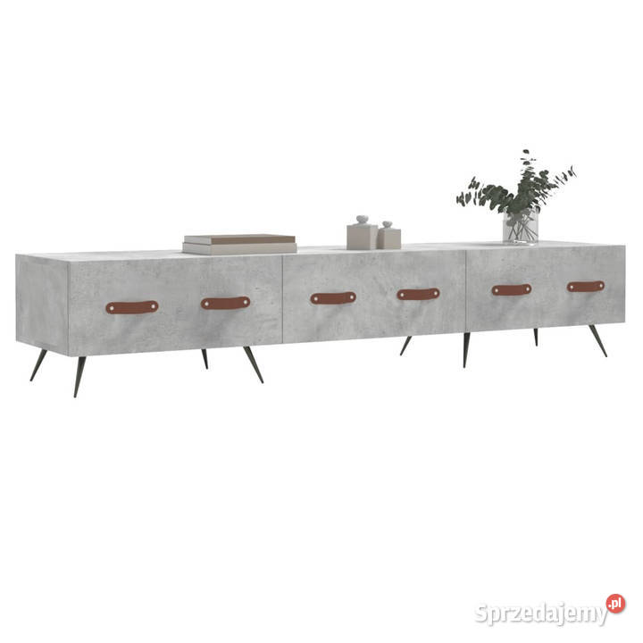 Szafka pod TV szarość betonu 150x36x30 WM829128 Warszawa
