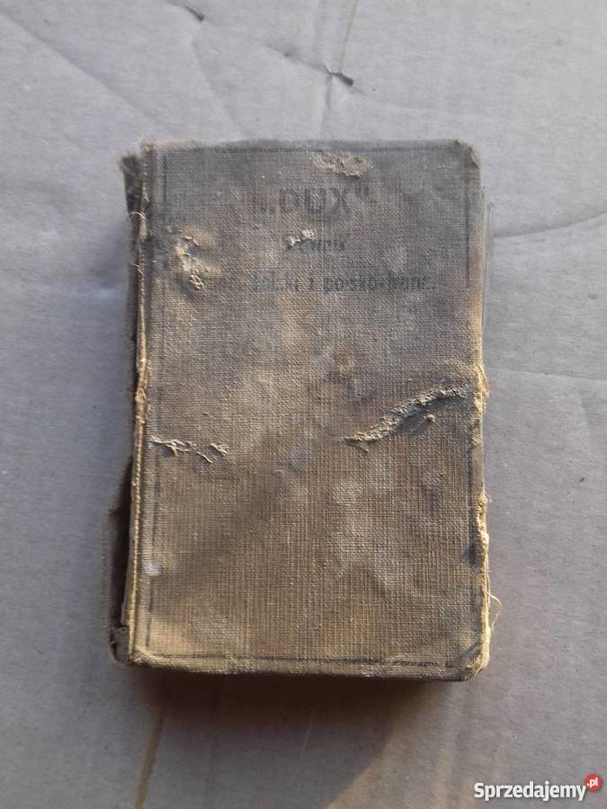 Stary słownik miniaturowy francusko polski 1948 Dąbrowa Górnicza
